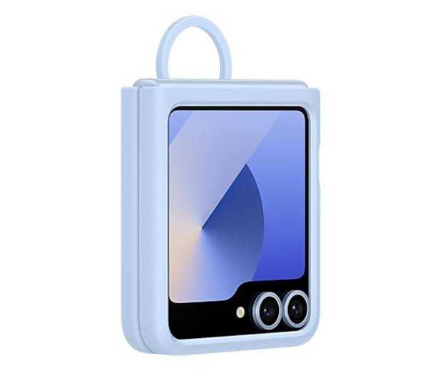 SAMSUNG Silicone Case do Galaxy Z Flip6 niebieski EF-PF741TLEGWW - 1265930 - zdjęcie 4